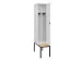 locker met bank,voor scheiding van kleding,HxBxD 2120x400x815mm,1vak