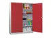 grootvolumekast met openslaande deuren,RAL7035,front RAL3000