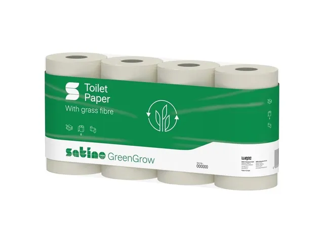 Toiletpapier BlackSatino GreenGrow CT10 3-laags 8 Rol