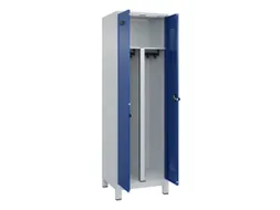 PBM-locker,HxBxD 1950x600x500mm,2vak,vak B 300mm,draaigrendel