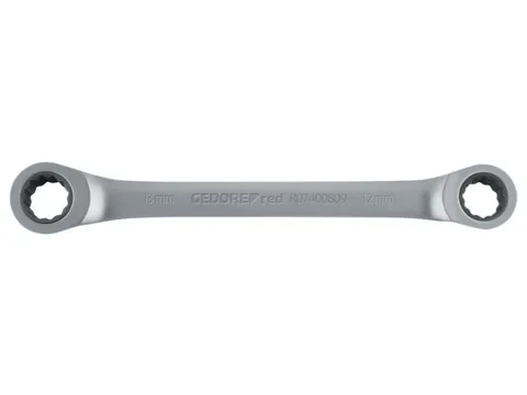 R07401011 Ratelsleutel met dubbele ring,recht SW10x11mm