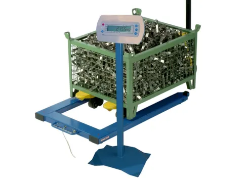 vloerstatief,v. palletweegschaal,H 1300mm,poedercoat.,meerprijs