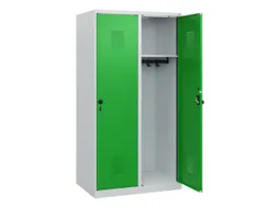 schoollocker,HxBxD 1530x800x500mm,2vak,vak B 400mm,draaigrendel