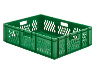 Euronorm-stapelbak 78liter Groen 210x800x600mm Wanden Opengewerkt - 2