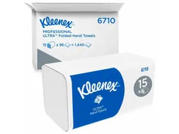 Kleenex 6710 handdoek Ultra I-vouw 3-laags wit