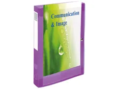 Archiefdoos met druksluiting rug 40mm polypropyleen chromaline 7/1