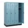 schoollocker,HxBxD 1630x1200x500mm,4vak,vak B 300mm,draaigrendel