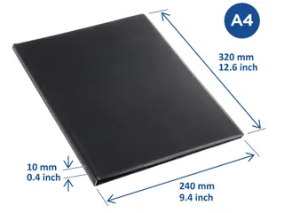 Showmap Rillstab A4 RI99424 1 Kanaals 20 Tas Zwart - 2