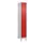 Z-garderobekast,HxBxD 1950x300x500mm,vak B 150/300mm,cil.-slot,voeten