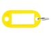 Sleutellabel Pavo kunststof geel - 1