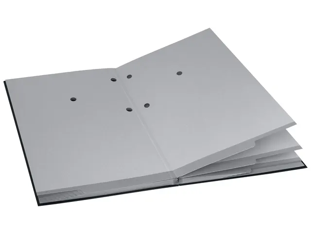 Vloeiboek Esselte 6210 karton 20 vakken zwart