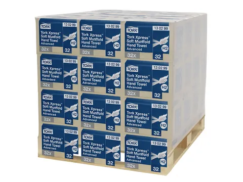 Tork 130299 Xpress H2 Soft Natural Multifold Handdoek 2-laags Pallet