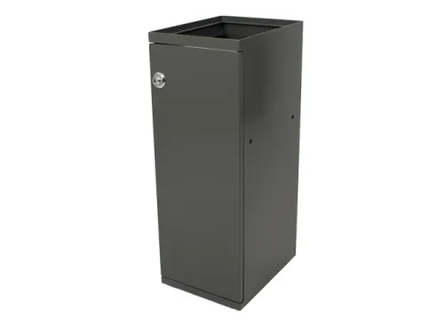 Modulaire Afvalbak met Deur en Zakhouder 55 Liter Grijs