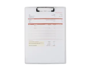 klembord A4 transparant met sterke klem - 5