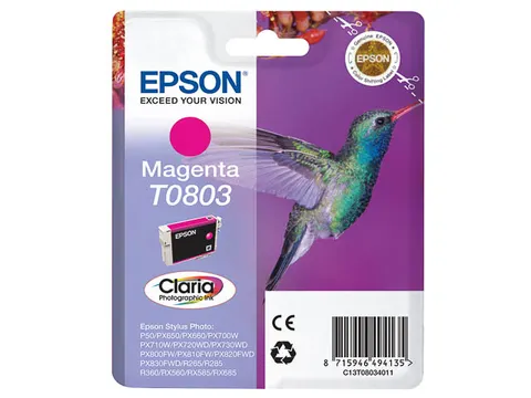 Inktcartridge Epson T080340 7,4 Ml Magenta