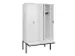 locker voor scheiding van kleding,HxBxD 2120x1200x815mm,4vak