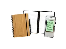 Notitieboek Bambook hardcover A5 lijn 40pagina's uitwisbaar bruin