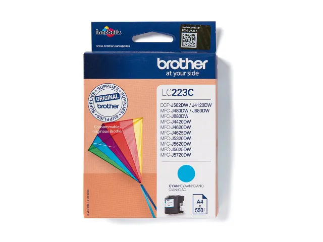 Inkcartridge Brother LC-223C blauw