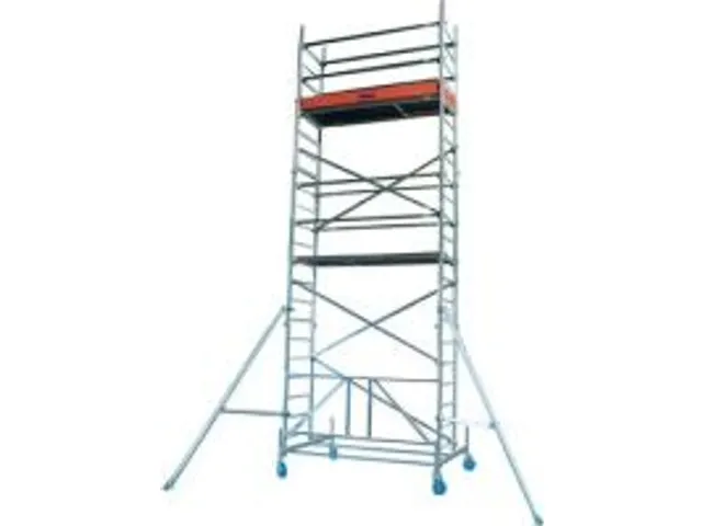 échafaudage pliable,H de travail 8,8m,échafaudage H 8m