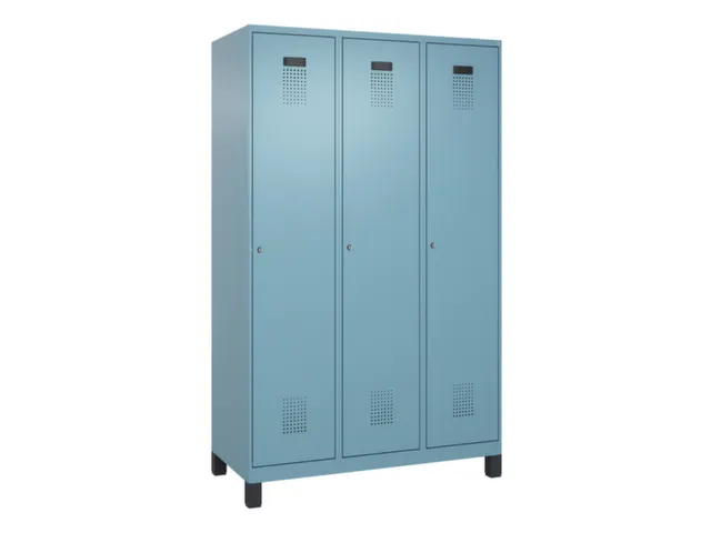 locker voor scheiding van kleding,HxBxD 1950x1200x500mm,3vak