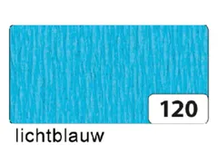 Crêpepapier Folia 50x250cm 10vel 120 lichtblauw