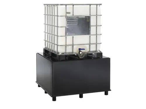 Opvangbak Hdpe 800x1345x1345mm V. 1x1000l M. Poten Geperf. Pe Plaat