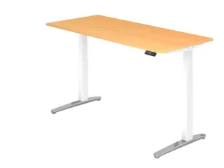 Elektrisch in hgte vst. zit-sta-bureau,HxBxD 650-1290x1800x800mm - 1