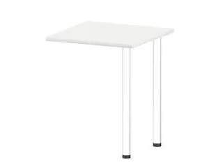 aanbouwtafel,i.h.v.,HxBxD 720-840x600x600mm,Bl-wit - 1
