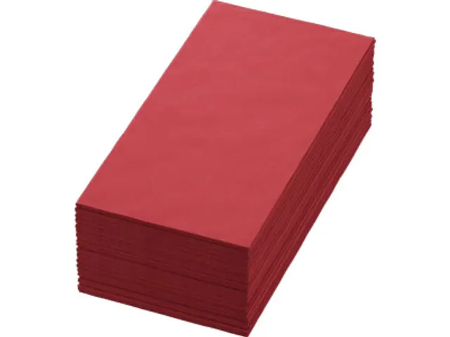 Tissue servet 40x40cm Bordeaux 2-laags 1500 Stuks