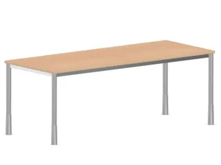 In hoogte verstelbaar bureau,HxBxD 720-840x2000x800mm,NE-esdoorn - 2