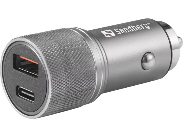 Sandberg Car Charger 1xQC3.0 en 1xUSB-C 48W Zwart