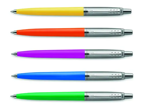 Balpen Parker Jotter Original CT M transitbox 20 assortikleuren