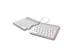 Split Break V2 ergonomisch toetsenbord Azerty FR Wit draadloos