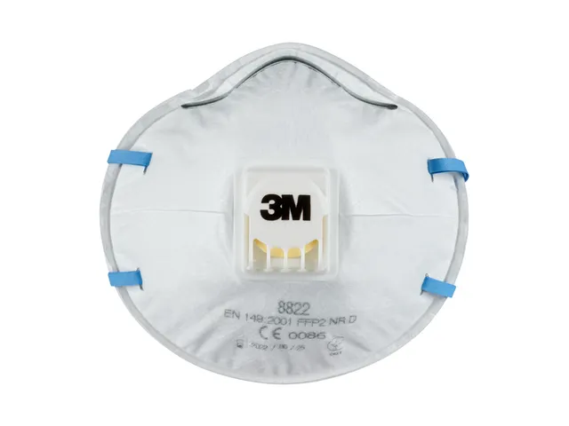 Stofmasker 3M voor schuren 8822 FFP2 met ventiel 5 stuks
