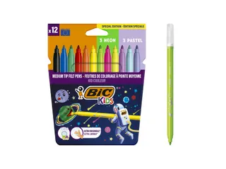 Kleurstift Bickids Cosmo clipstrip à 12 etuis - 2