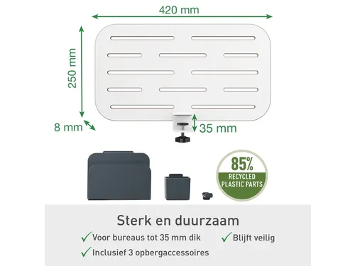 Bureau ophangbord Leitz Ergo klein