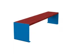 zitbank,B 1800mm,3latten,hout-zitting Mahonie,zitting H 450mm