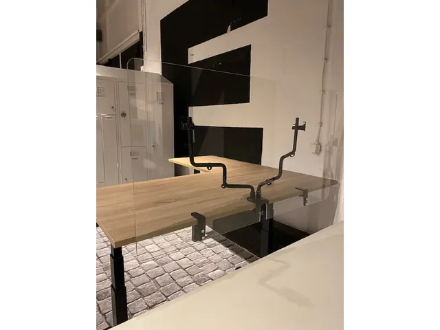 Plexio Fly Scheidingswand 140x75cm Transparant