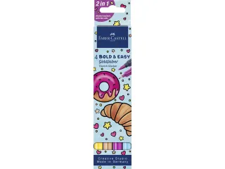 Sketchmarker Faber-Castell Goldfaber etui 4 stuks Bold Easy II World o - 2