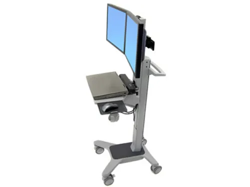 Computertrolley Neo-Flex Dual Wideview Workspace