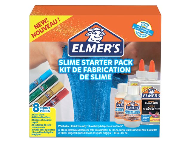 Elmer's colle d'école liquide blanche, lavable et adaptée aux