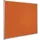 Prikbord Bulletin Oranje 120x300cm Softline Profiel 16mm