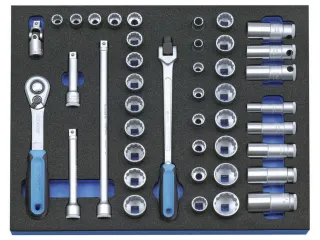 2005 CT2-D 30 Dopsleutelassortiment 3/8 inch in controlemodule,43-deli - 1