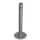 Asbakstaander Aluminium 1041x100mm Voetplaat D 356mm Nieuwzilver