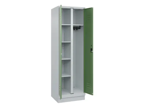 wasgoedverdeelkast,HxBxD 1950x600x500mm,vak B 300mm,cilinderslot