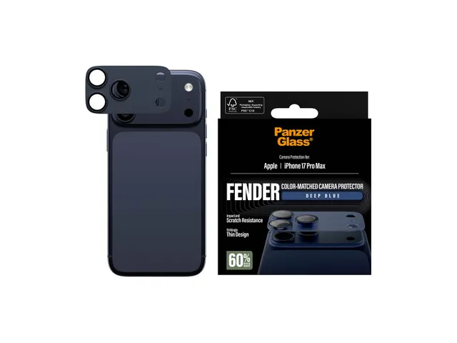 PanzerGlass Fender Camera Protector Deep Blue iPhone 17 Pro Max, Ap