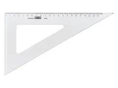 Driehoek M+R 6025 250mm 30/60graden Transparant