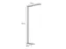 Vloerlamp MAUL Jet LED hoog 195cm aluminium