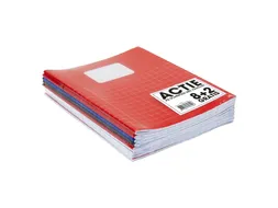 Schrift SOHO Basic A5 ruit 10x10mm 80 pagina's 60gr assorti 8+2 gratis