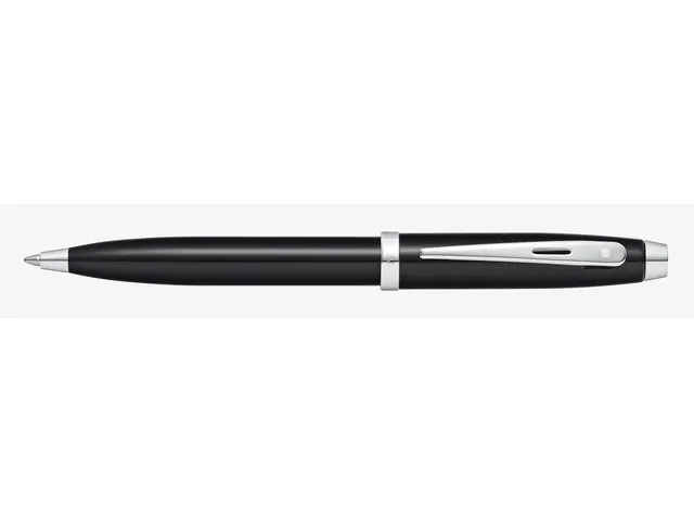 Balpen SHEAFFER 100 E9338 Glossy black lacquer chrome plated
